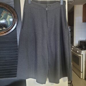 Y-3 Gray Wide-Leg Trousers